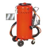 Combiné Sableuse Aérogommeuse Aspirateur mobile 106L intérieur extérieur + 4 Buses 7mm